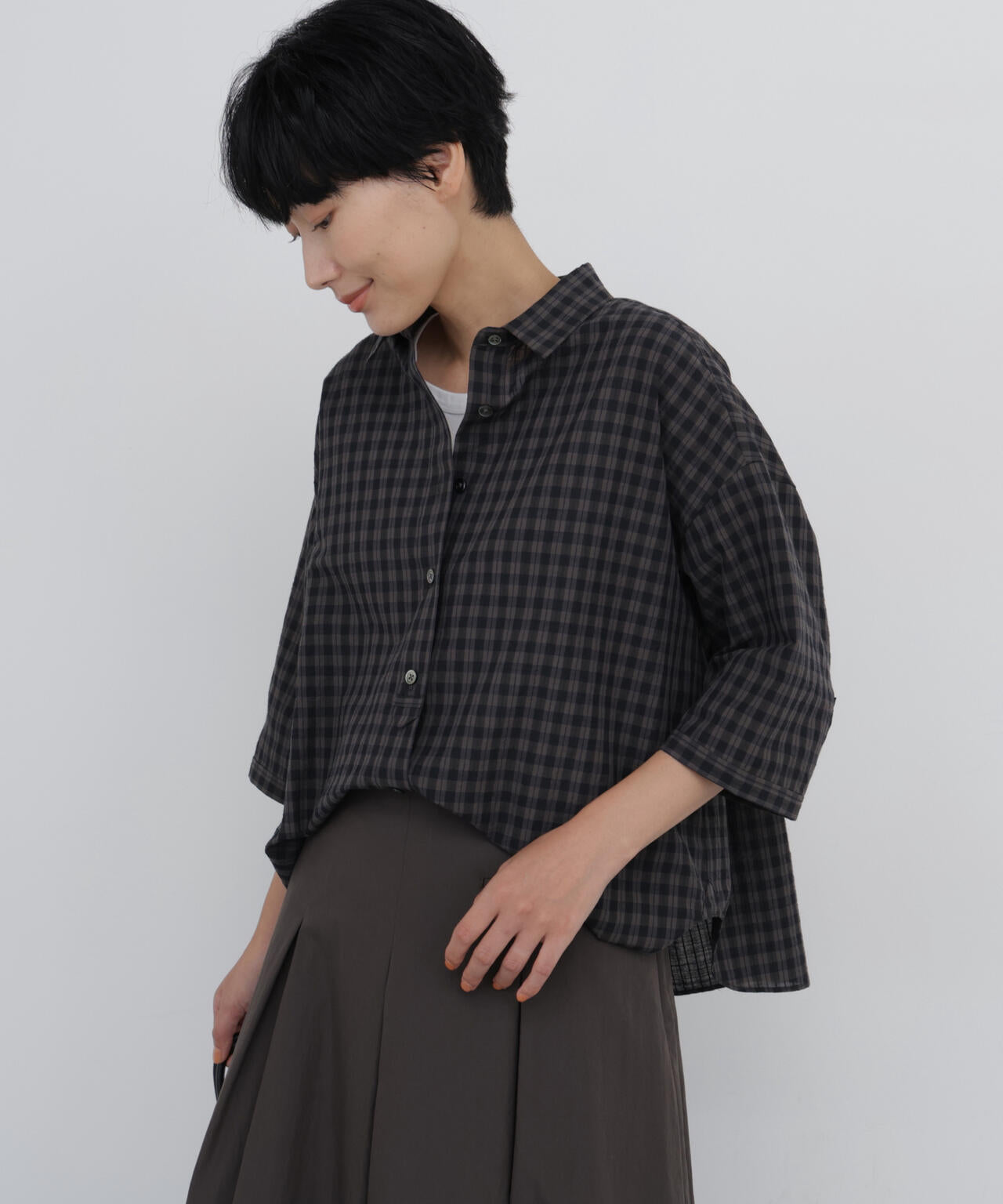 166cm B/78 W/58 H/86 着用サイズ:M