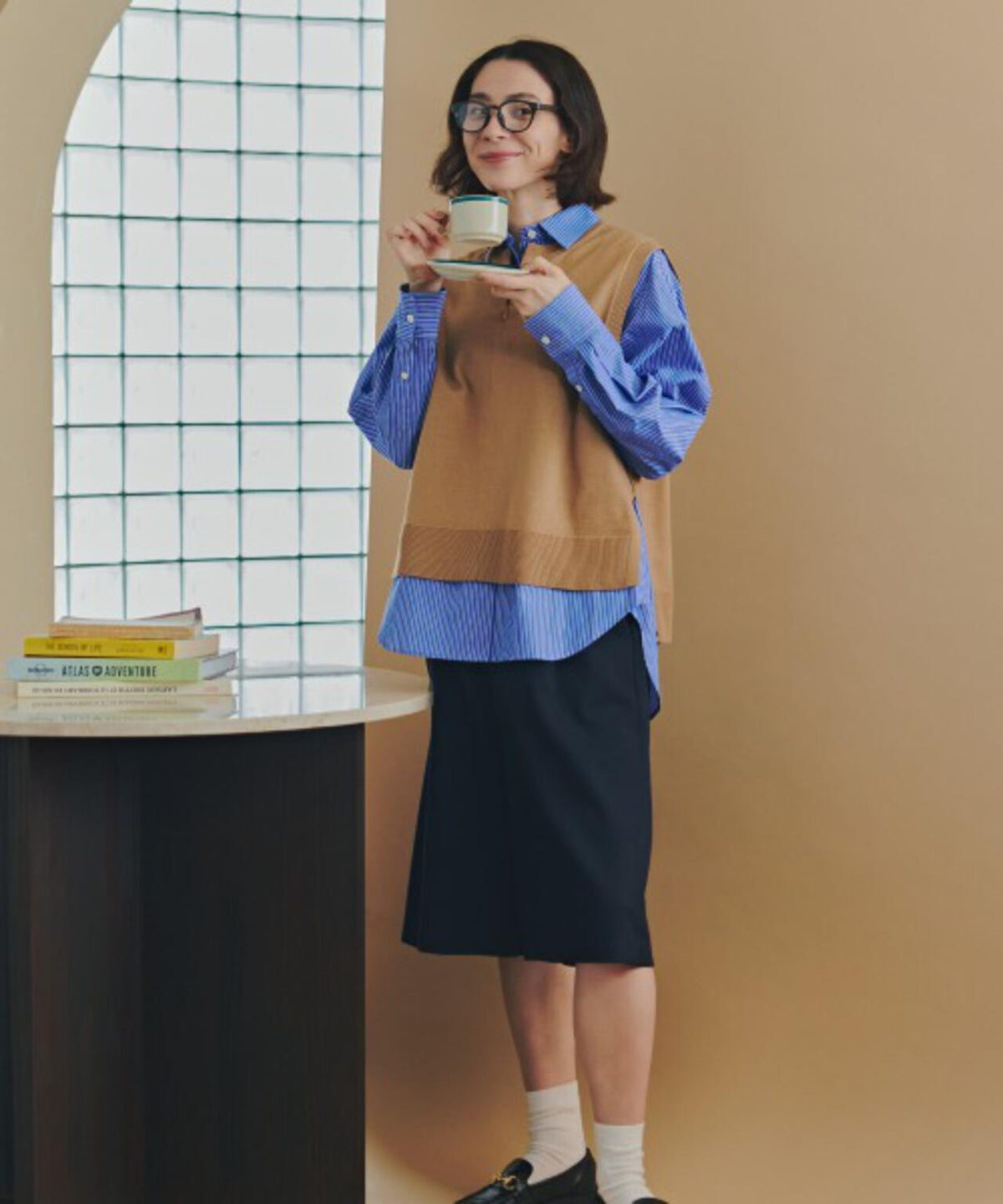 【倉科カナさん着用】《名品アップデート》オーバーサイズベーシックシャツ