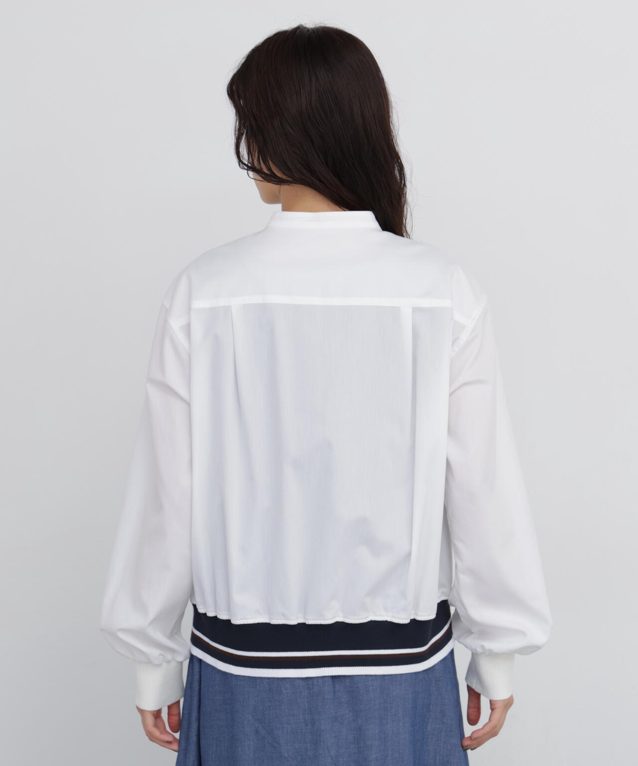 165cm/B:77cm/W:57cm/H:79cm 着用サイズ:M