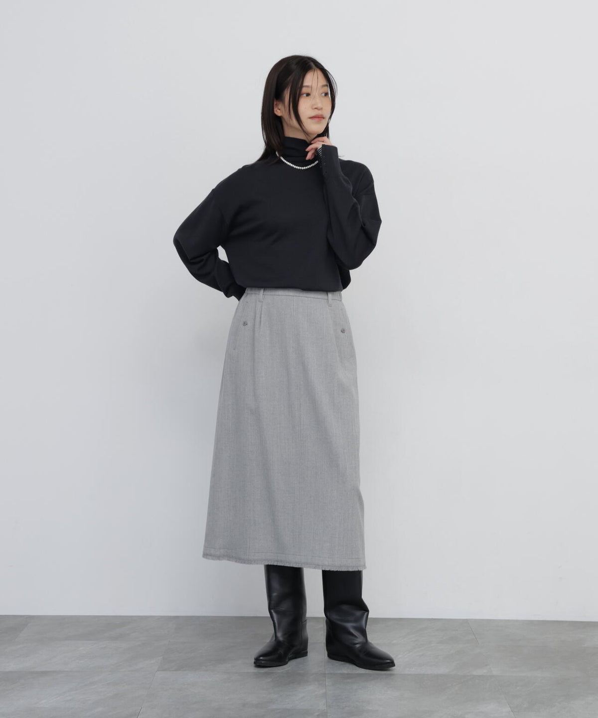身長168cm B82 W59 H88 着用サイズ:M