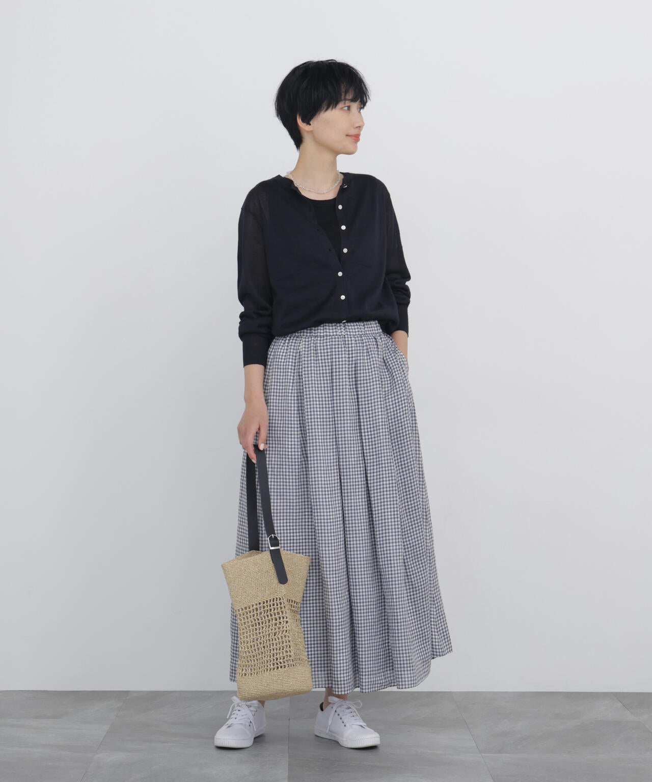 166cm B/78 W/58 H/86 着用サイズ:M