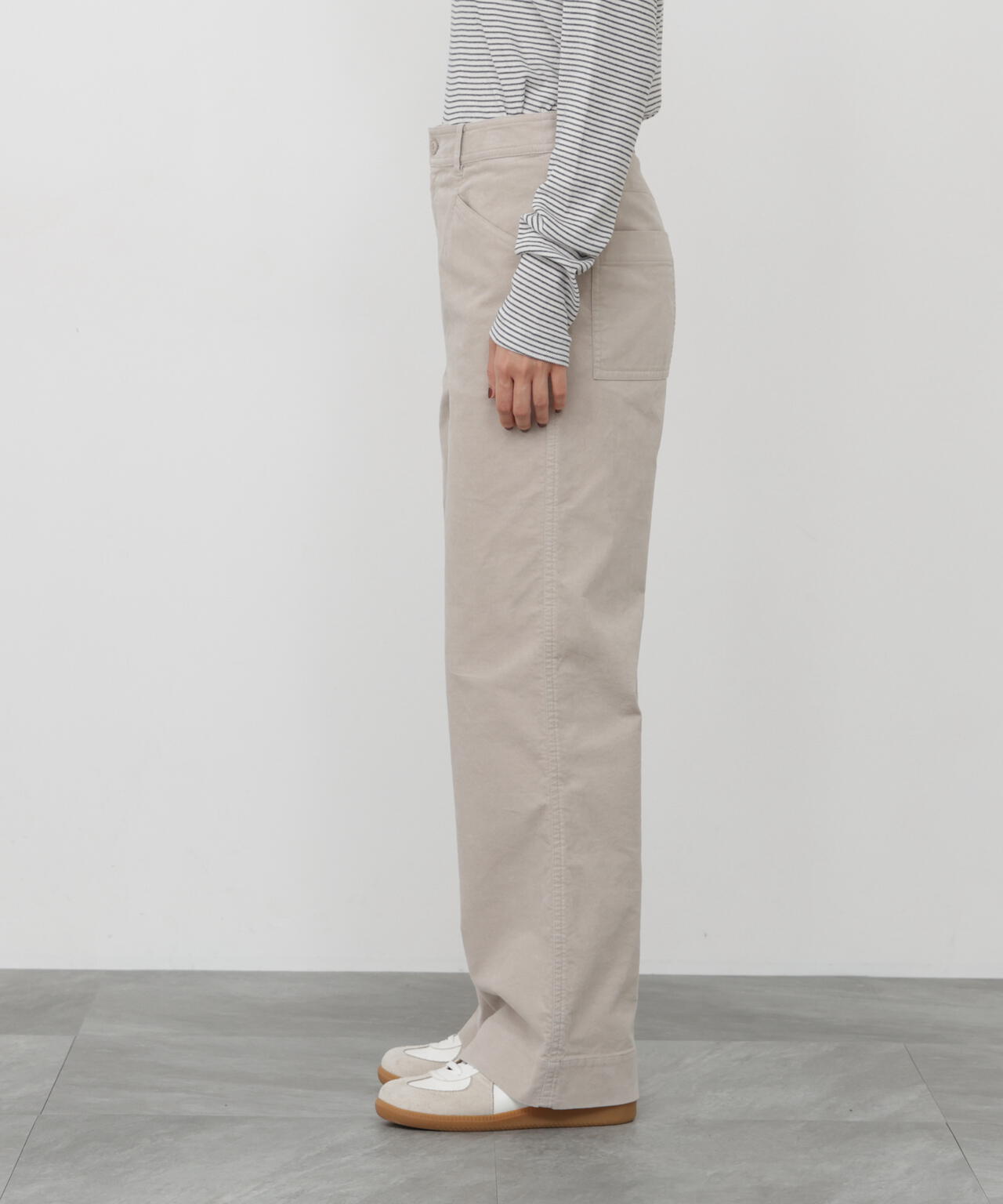 165cm/B:77cm/W:57cm/H:79cm 着用サイズ:M