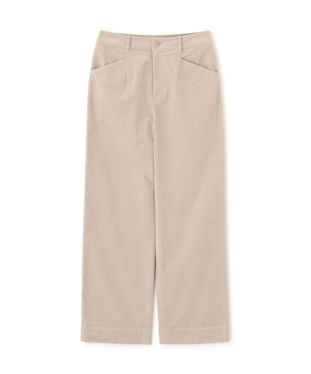 別珍ストレッチストレートパンツ
