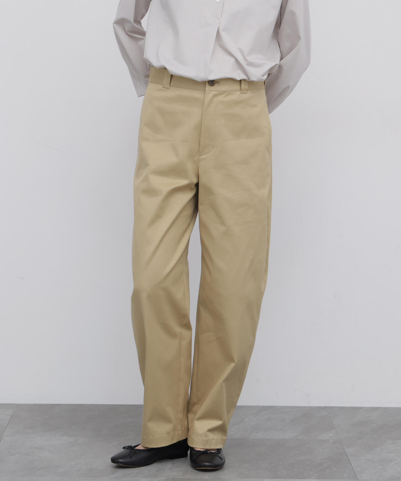 165cm/B:77cm/W:57cm/H:79cm 着用サイズ:M