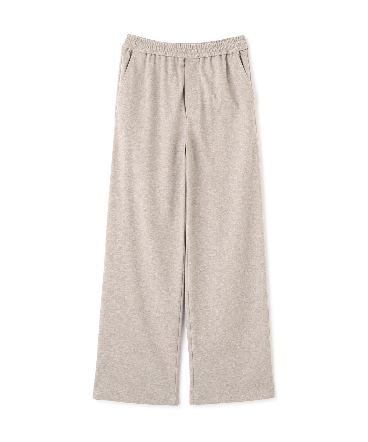 《洗える / リラックス / Good Price》バックメッシュジャージーストレートジョグパンツ