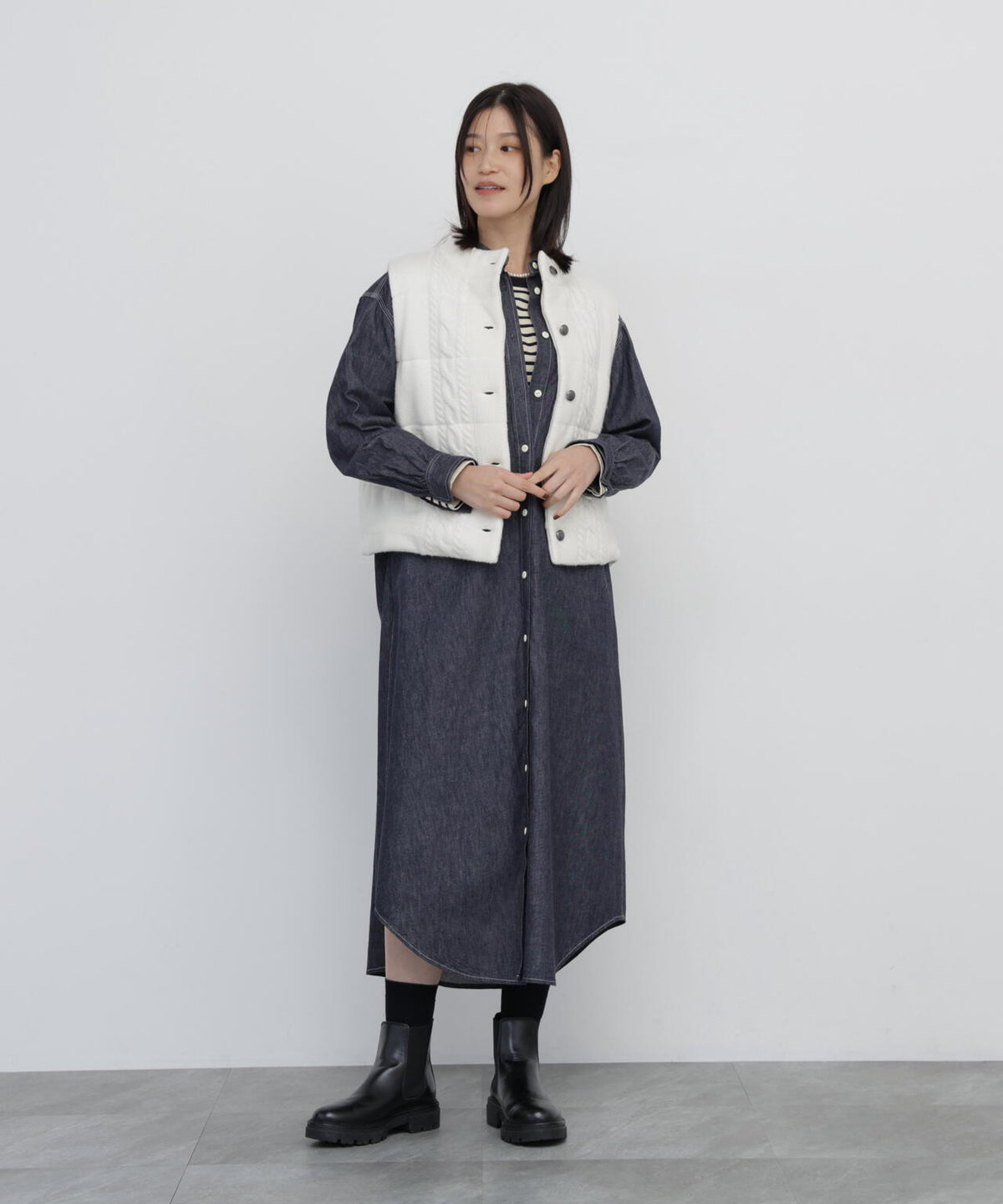 身長168cm B82 W59 H88 着用サイズ:M