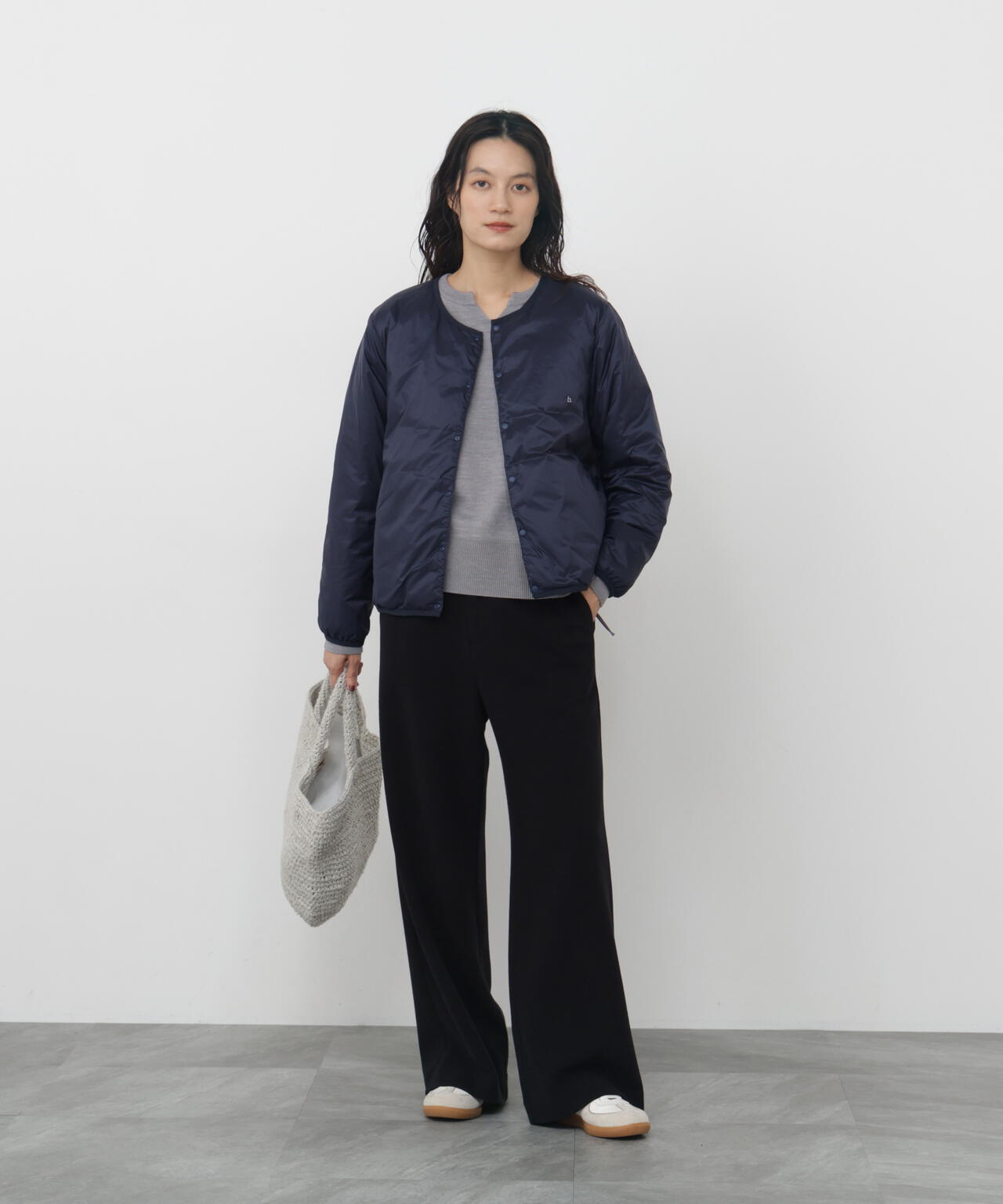 165cm/B:77cm/W:57cm/H:79cm 着用サイズ:M
