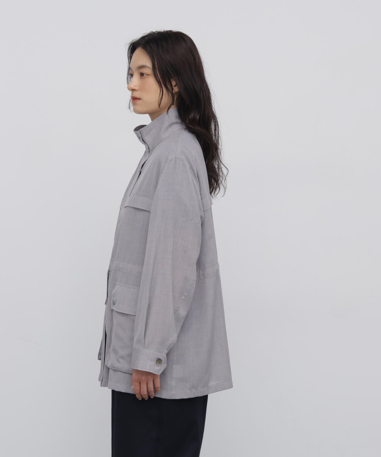 165cm/B:77cm/W:57cm/H:79cm 着用サイズ:M