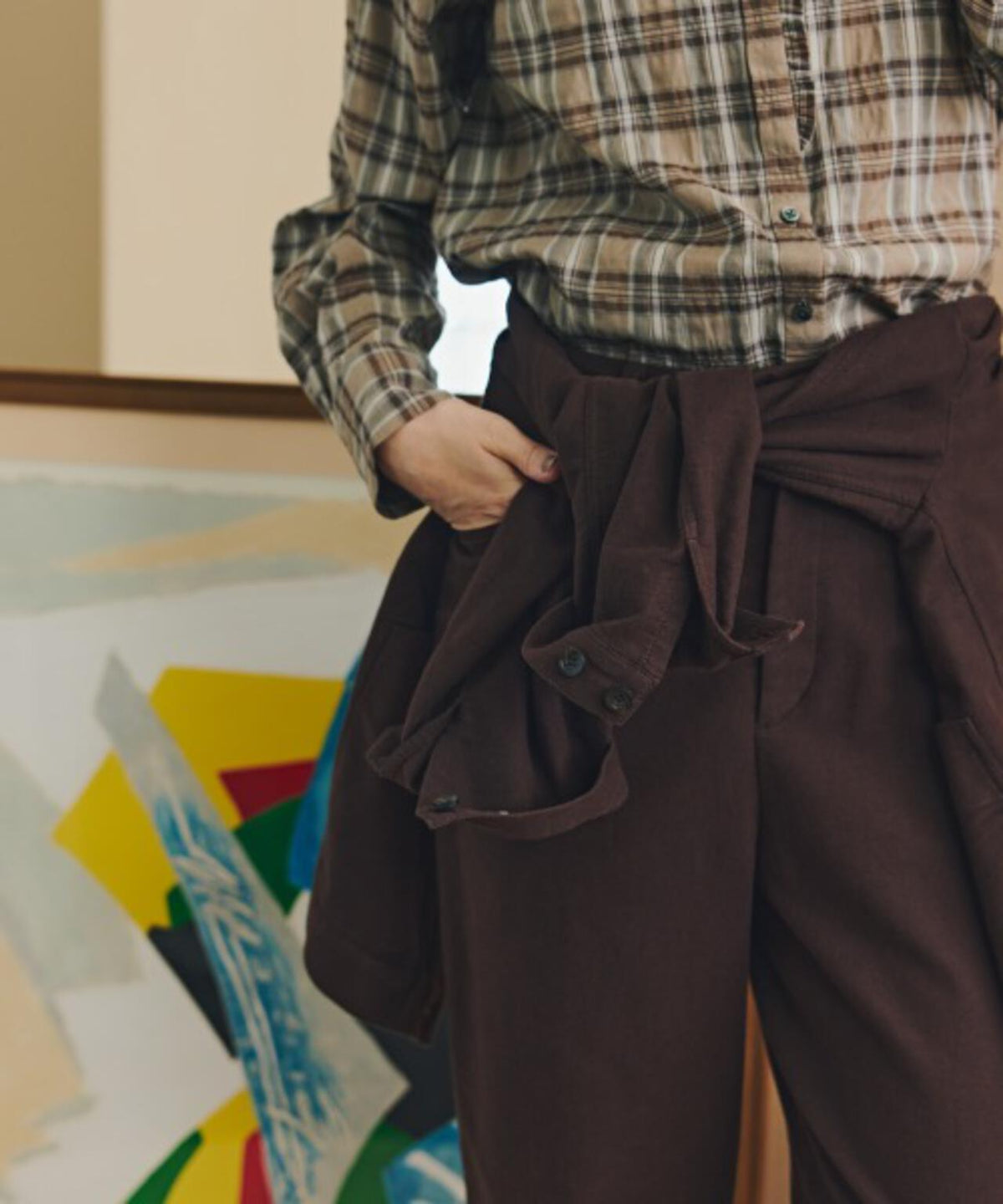 《名品 / 洗える》ストレッチエアリードットコードブルゾン