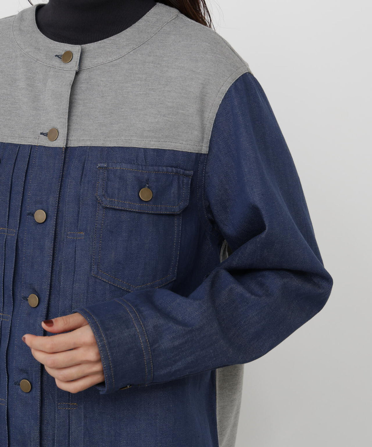 165cm/B:77cm/W:57cm/H:79cm 着用サイズ:M