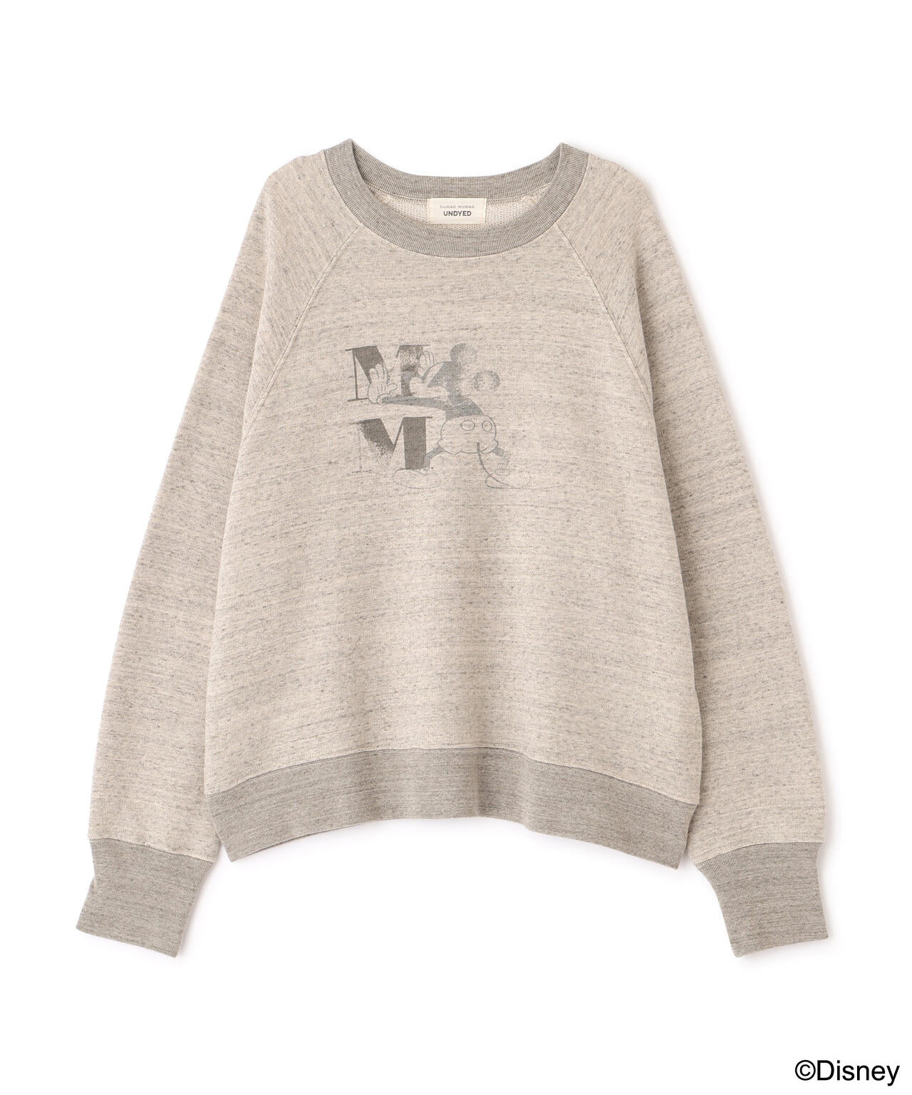 MICKEY / UNDYED / human womanトレーナー