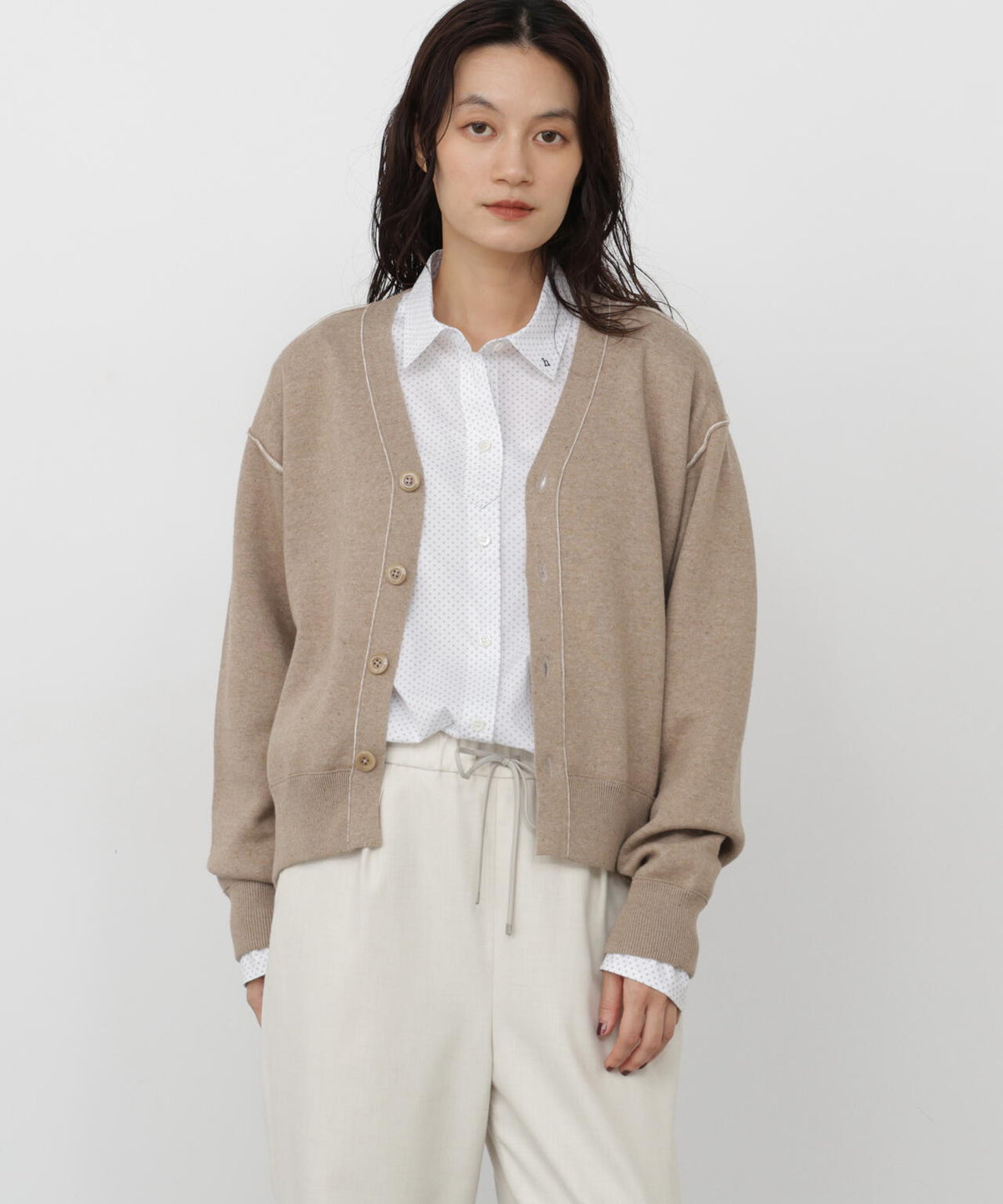 165cm/B:77cm/W:57cm/H:79cm 着用サイズ:M