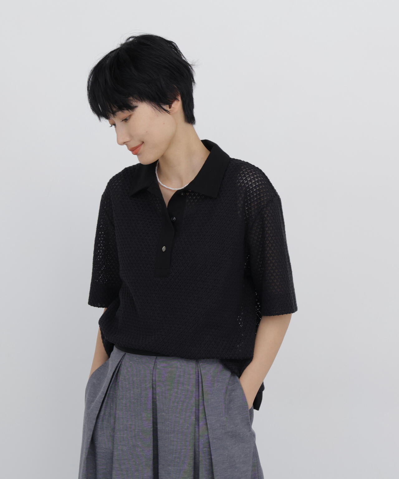 166cm B/78 W/58 H/86 着用サイズ:M
