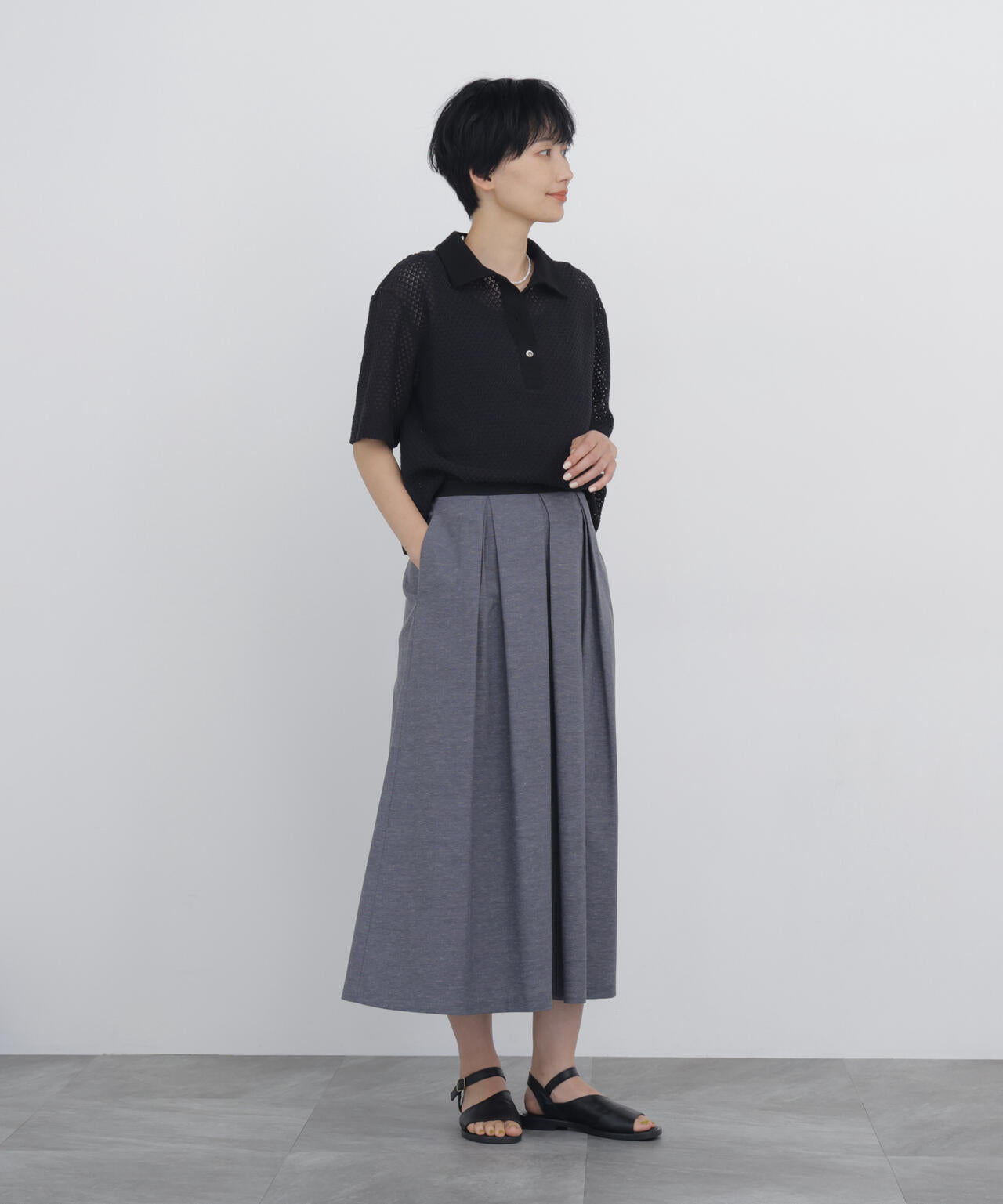 166cm B/78 W/58 H/86 着用サイズ:M
