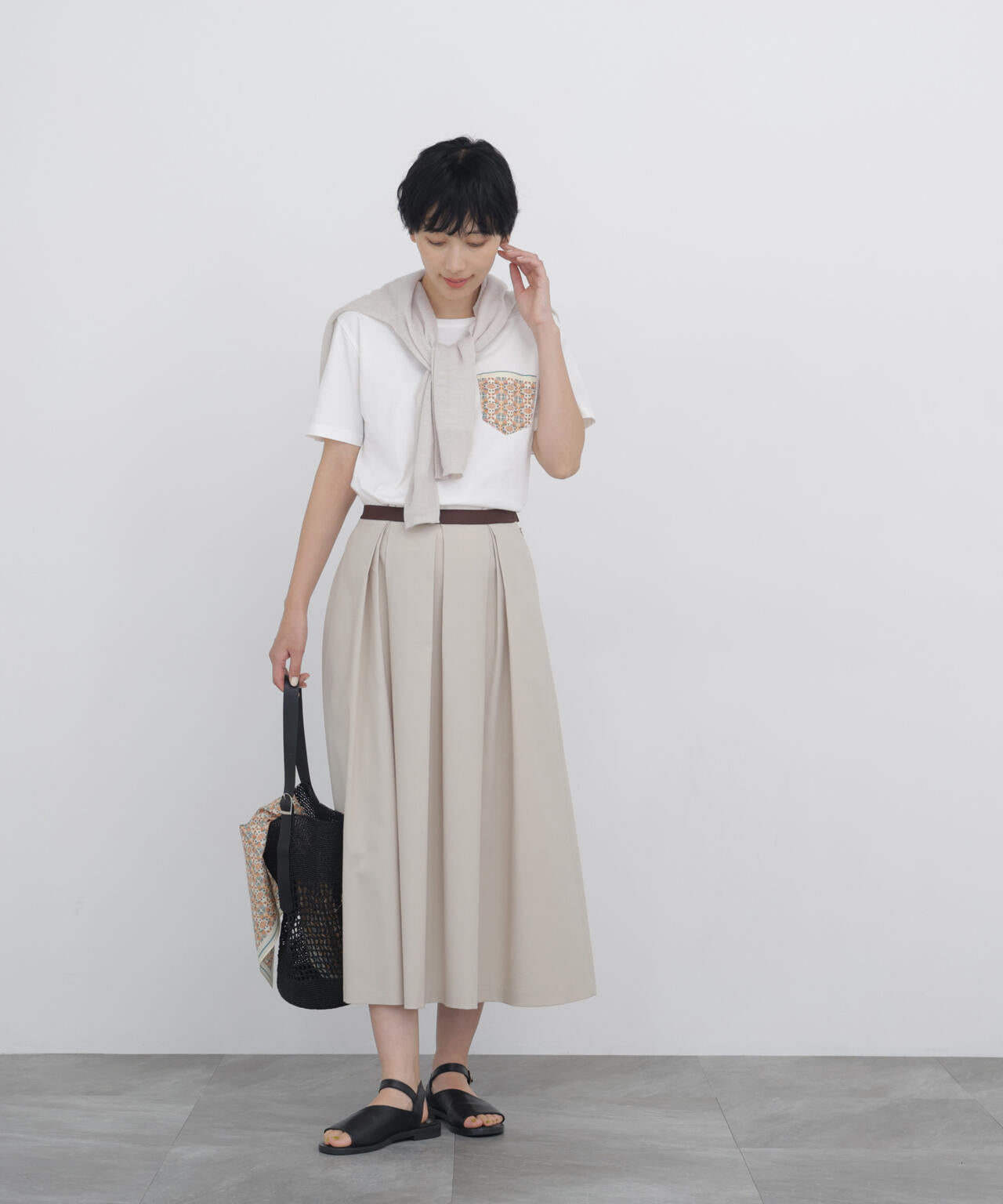 166cm B/78 W/58 H/86 着用サイズ:M