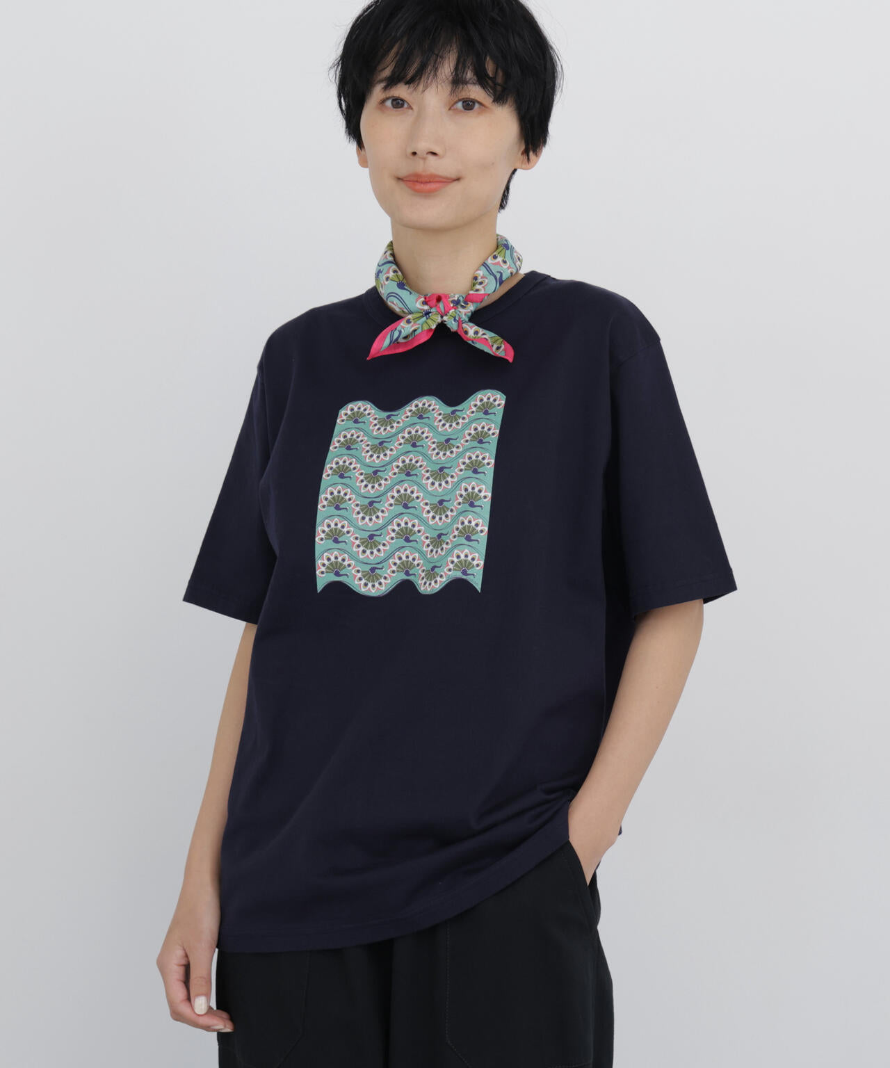 《 大人気! / CLOUDYコラボ 》アフリカンモチーフ プリントTシャツ