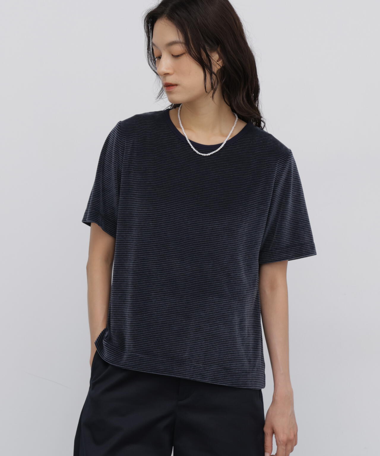 165cm/B:77cm/W:57cm/H:79cm 着用サイズ:M