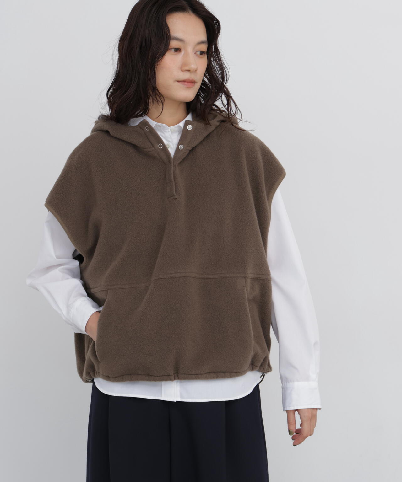 165cm/B:77cm/W:57cm/H:79cm 着用サイズ:M
