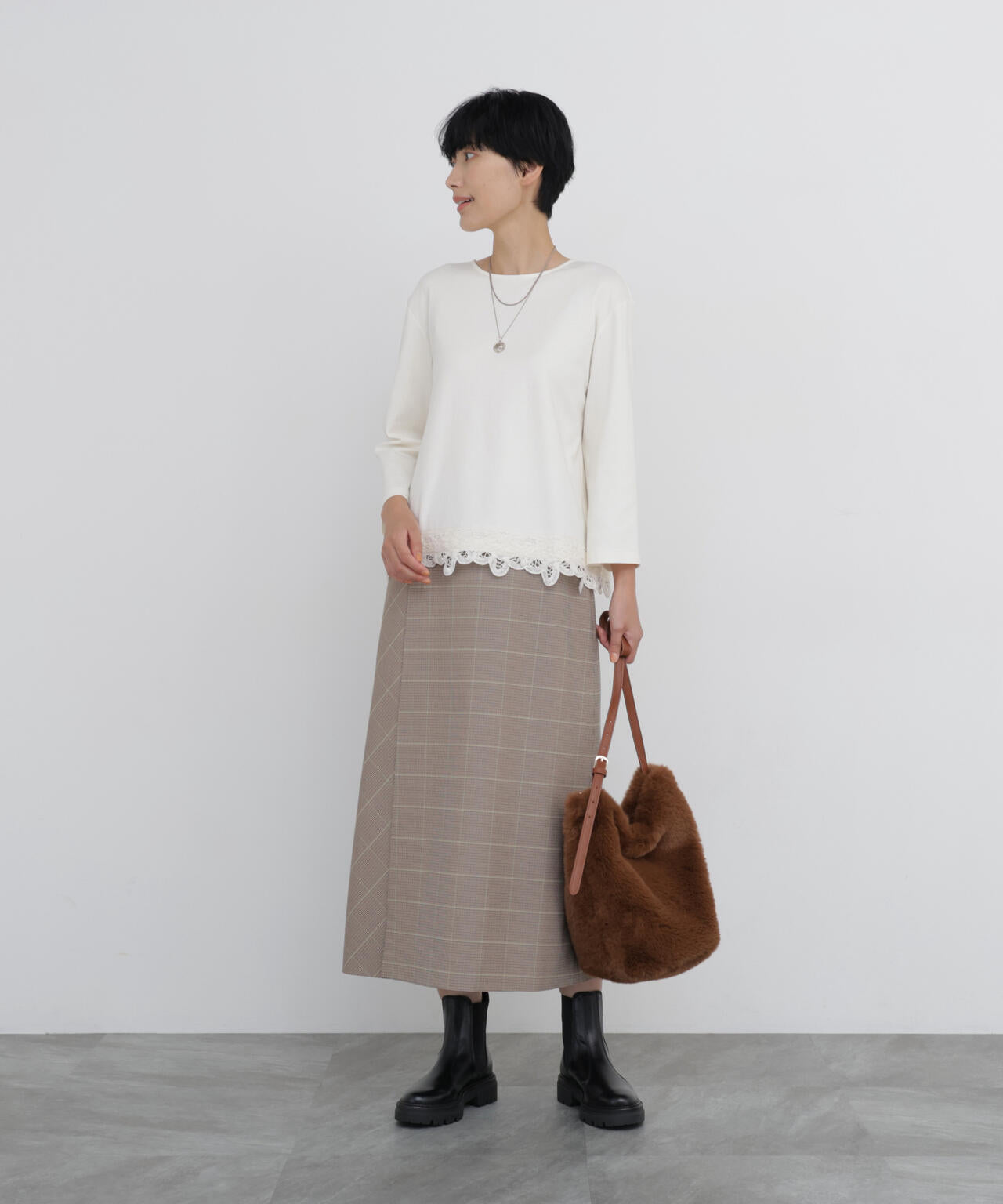 166cm B/78 W/58 H/86 着用サイズ:M