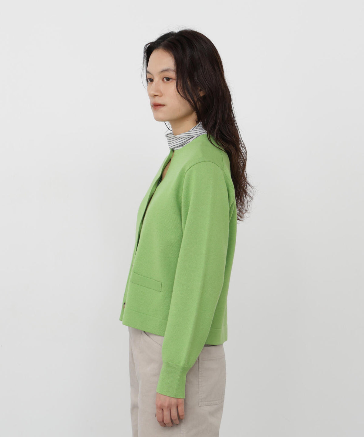 165cm/B:77cm/W:57cm/H:79cm 着用サイズ:M