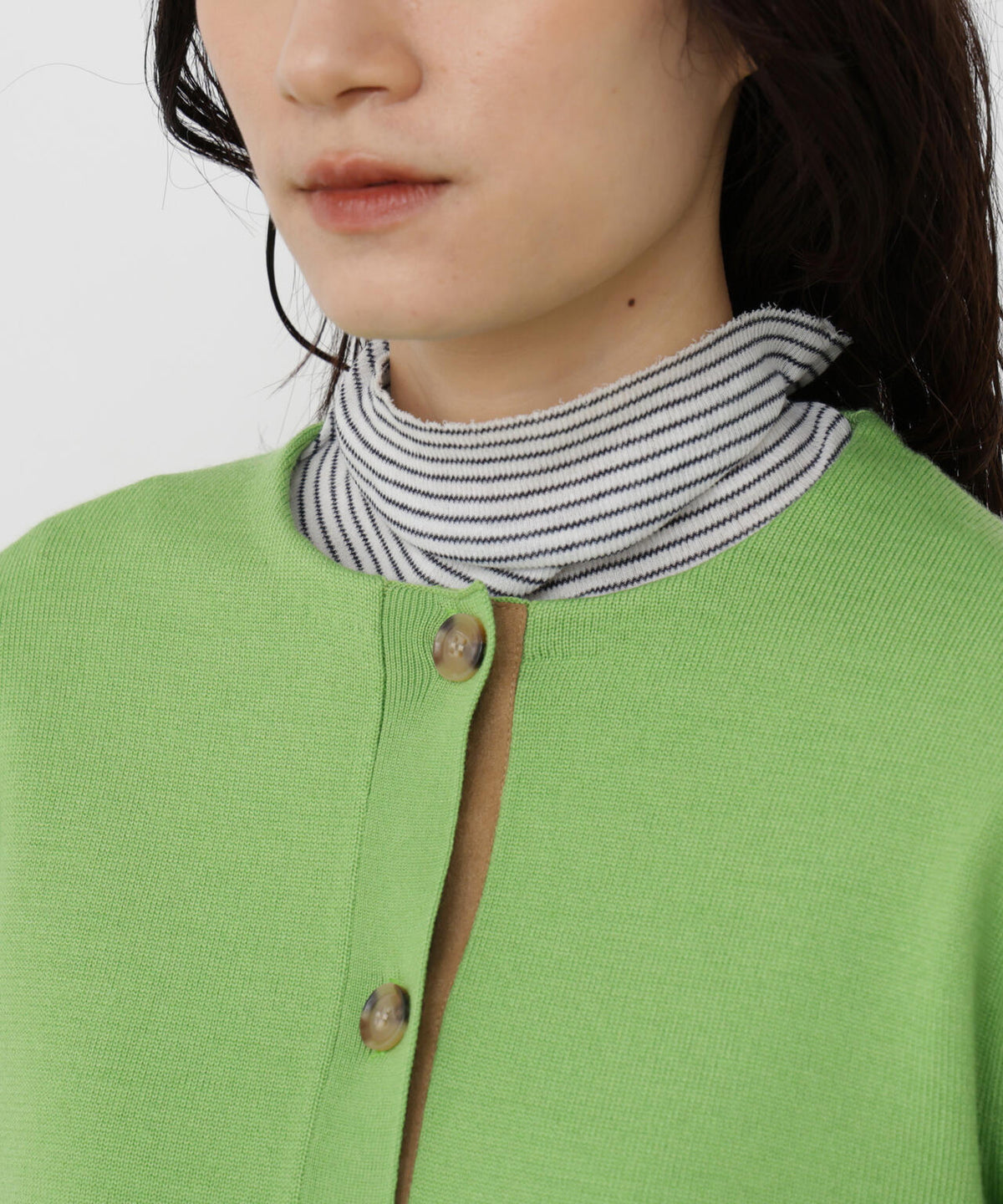 165cm/B:77cm/W:57cm/H:79cm 着用サイズ:M