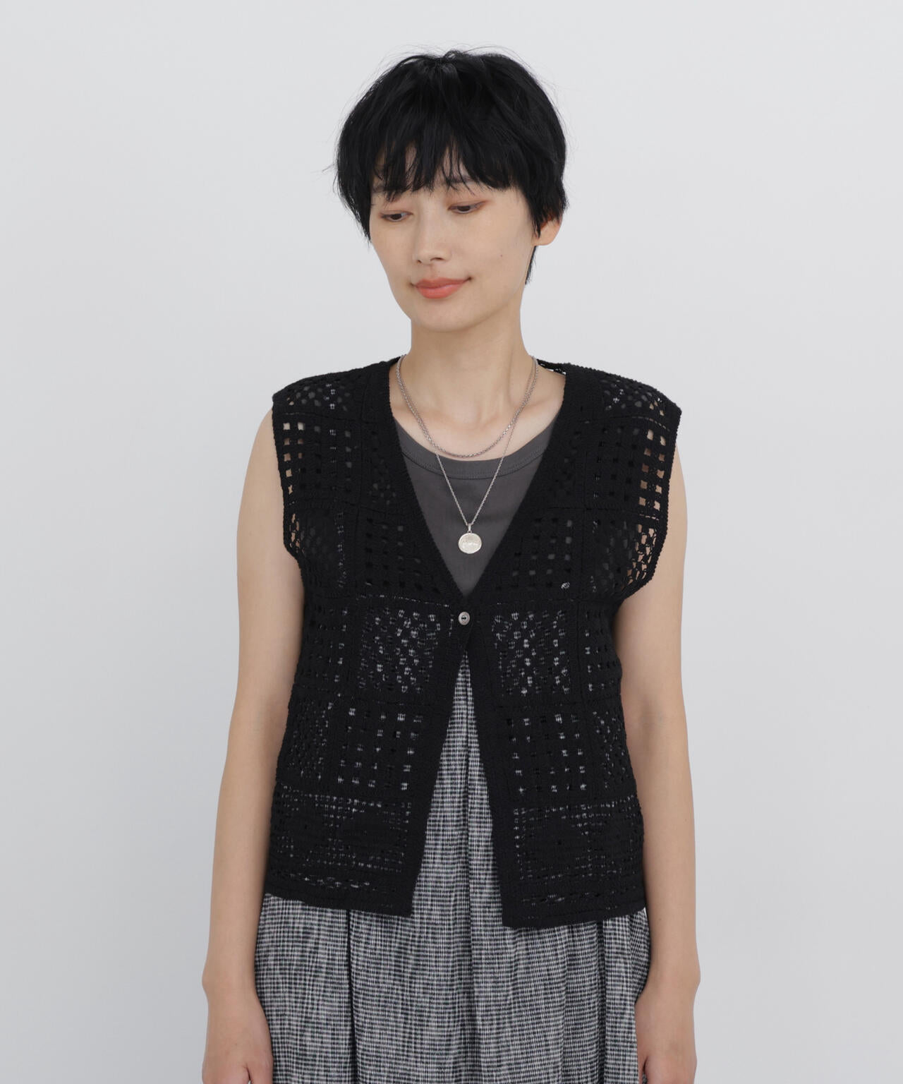 166cm B/78 W/58 H/86 着用サイズ:M