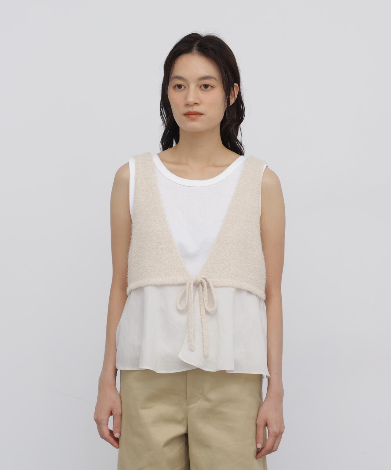165cm/B:77cm/W:57cm/H:79cm 着用サイズ:M