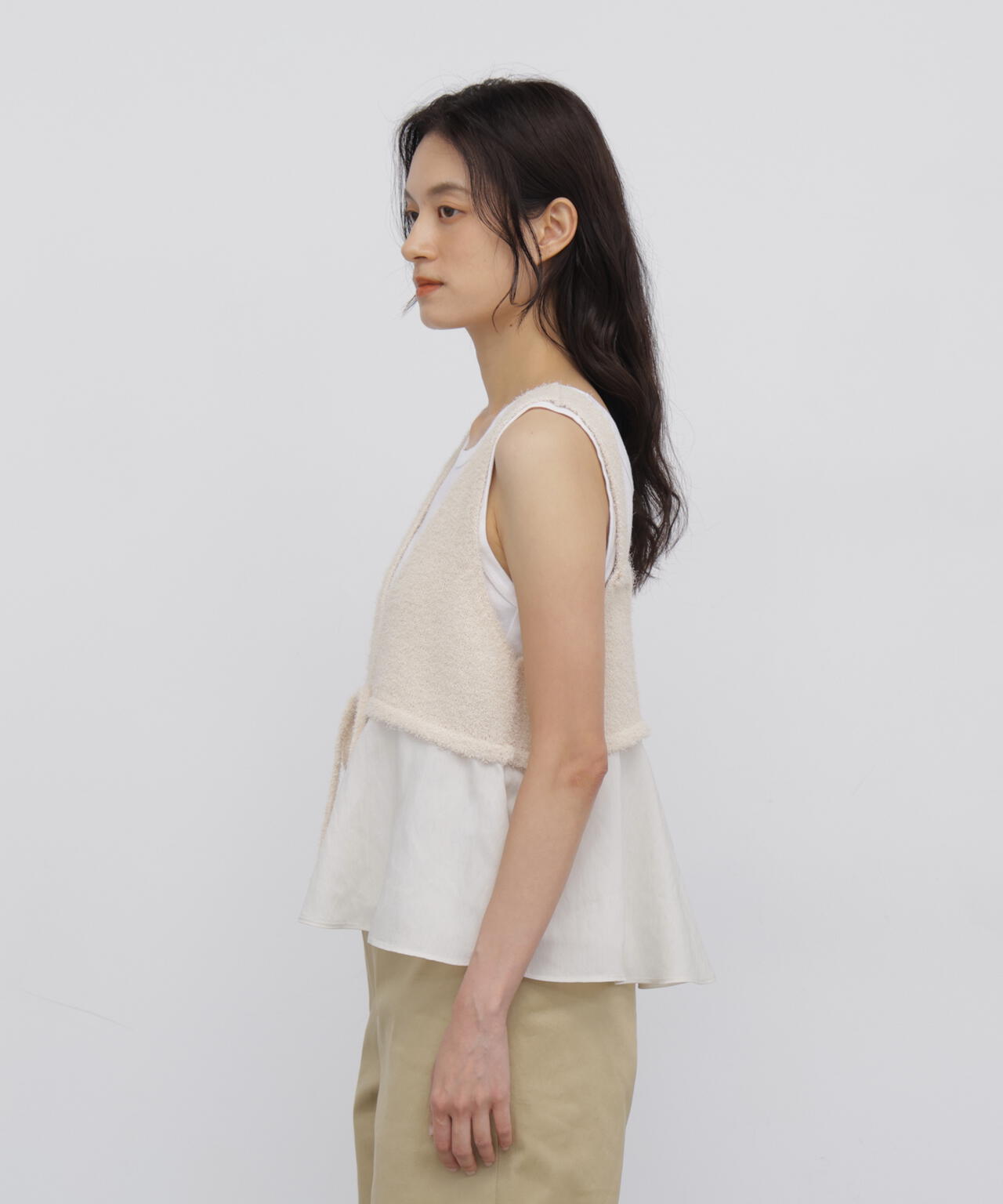 165cm/B:77cm/W:57cm/H:79cm 着用サイズ:M