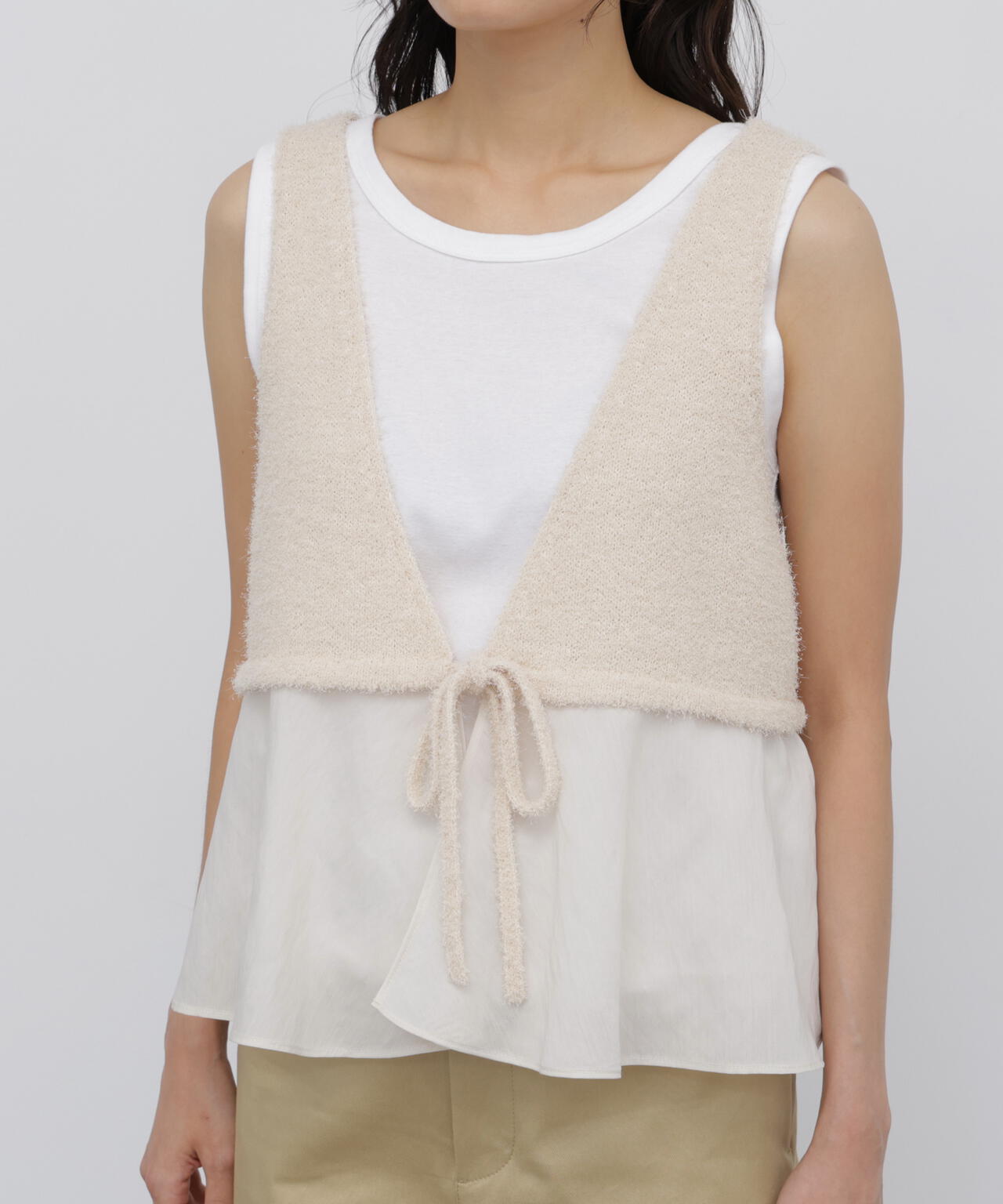 165cm/B:77cm/W:57cm/H:79cm 着用サイズ:M