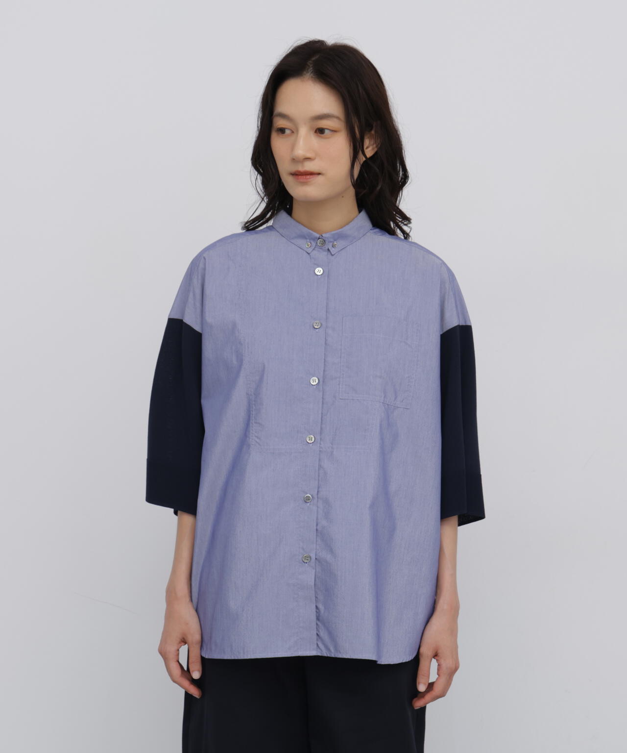 165cm/B:77cm/W:57cm/H:79cm 着用サイズ:M