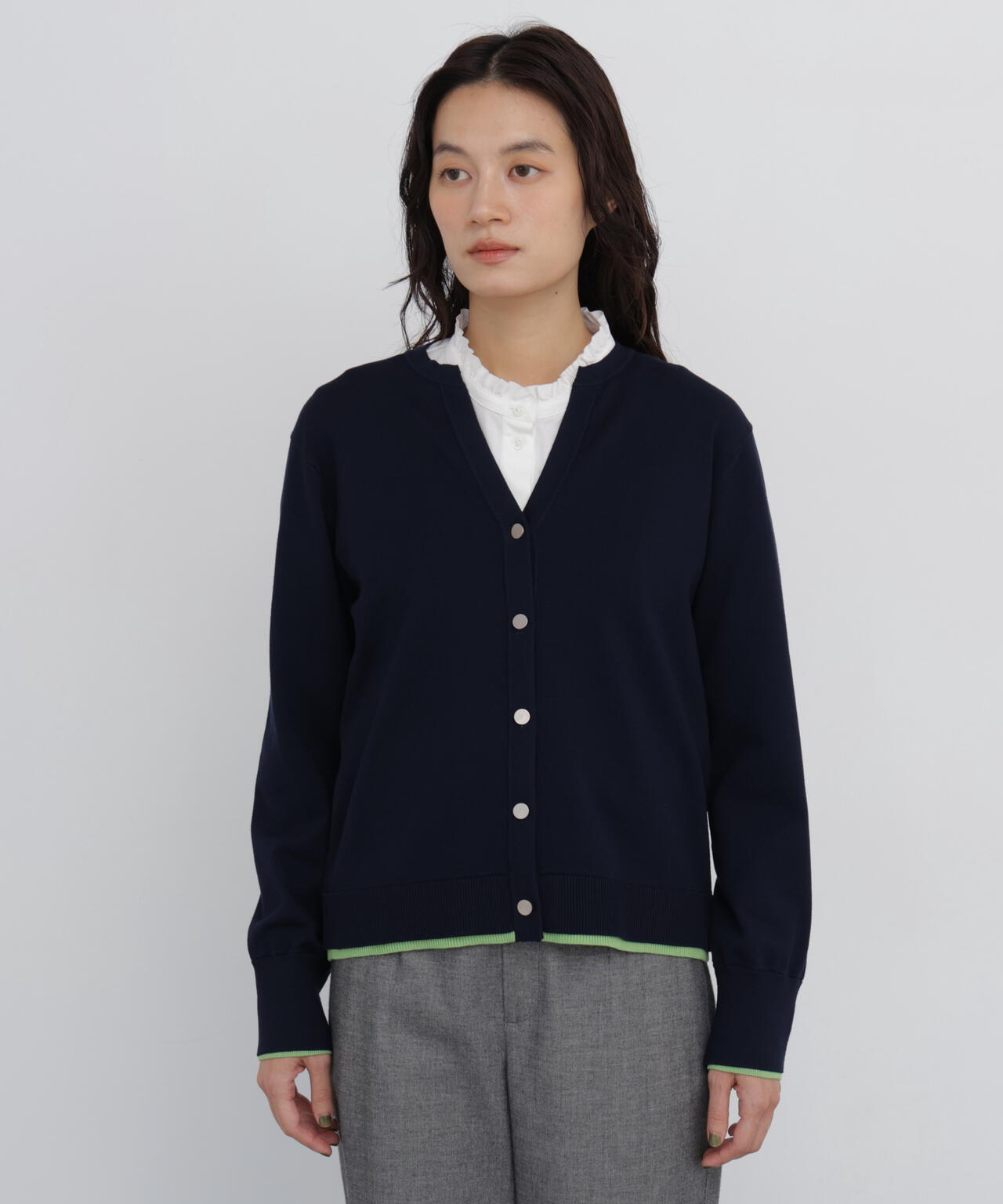 165cm/B:77cm/W:57cm/H:79cm 着用サイズ:M
