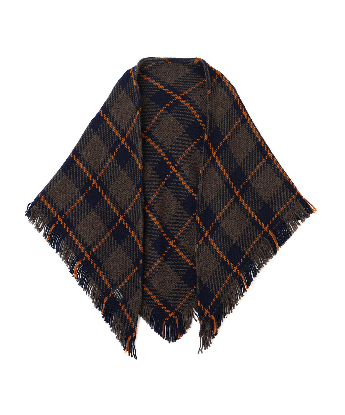 【John Branigan】トライアングルチェックストール