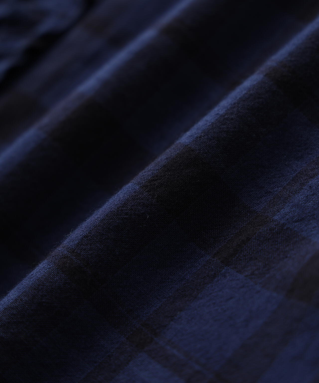 マドラスチェックオーバーダイブラウス