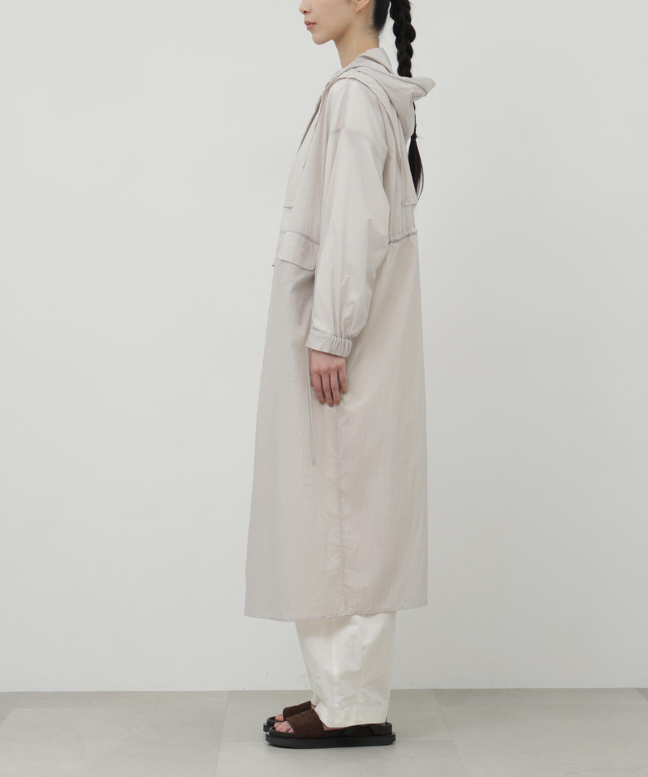 エアーナイロンフーディワンピース