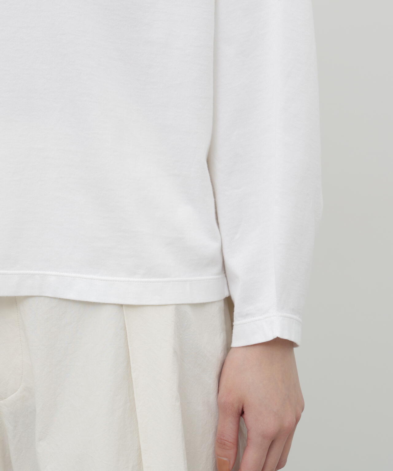 ソフトタッチ天竺ロングスリーブプルオーバー