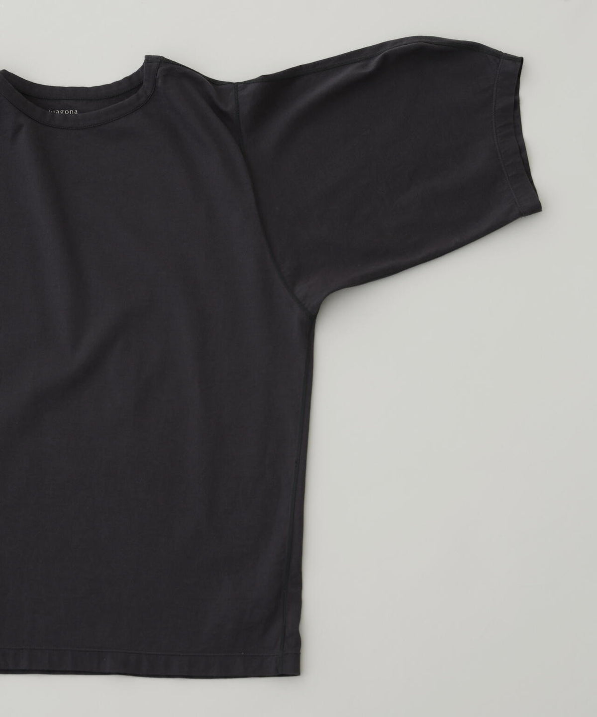 HIRAKIBAスリーブソフトタッチコットン天竺半袖Tシャツ