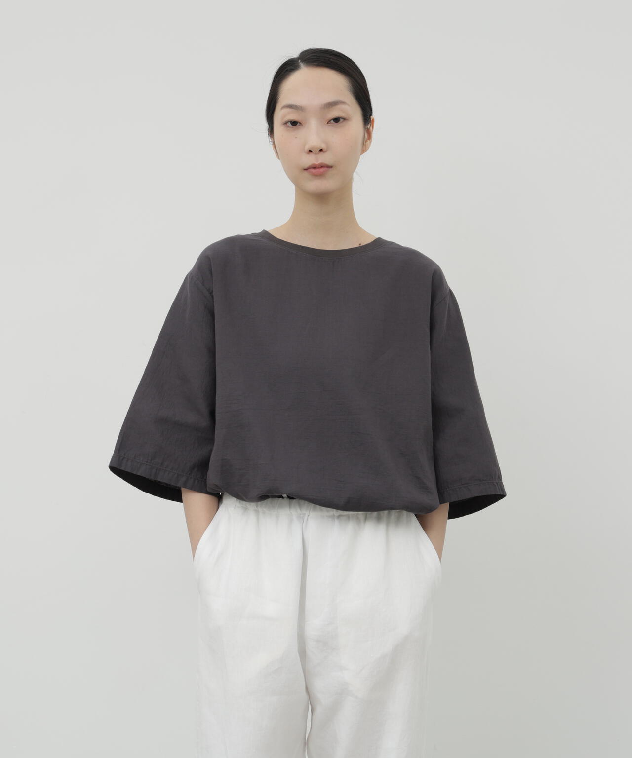 二重ガーゼ半袖Tシャツ