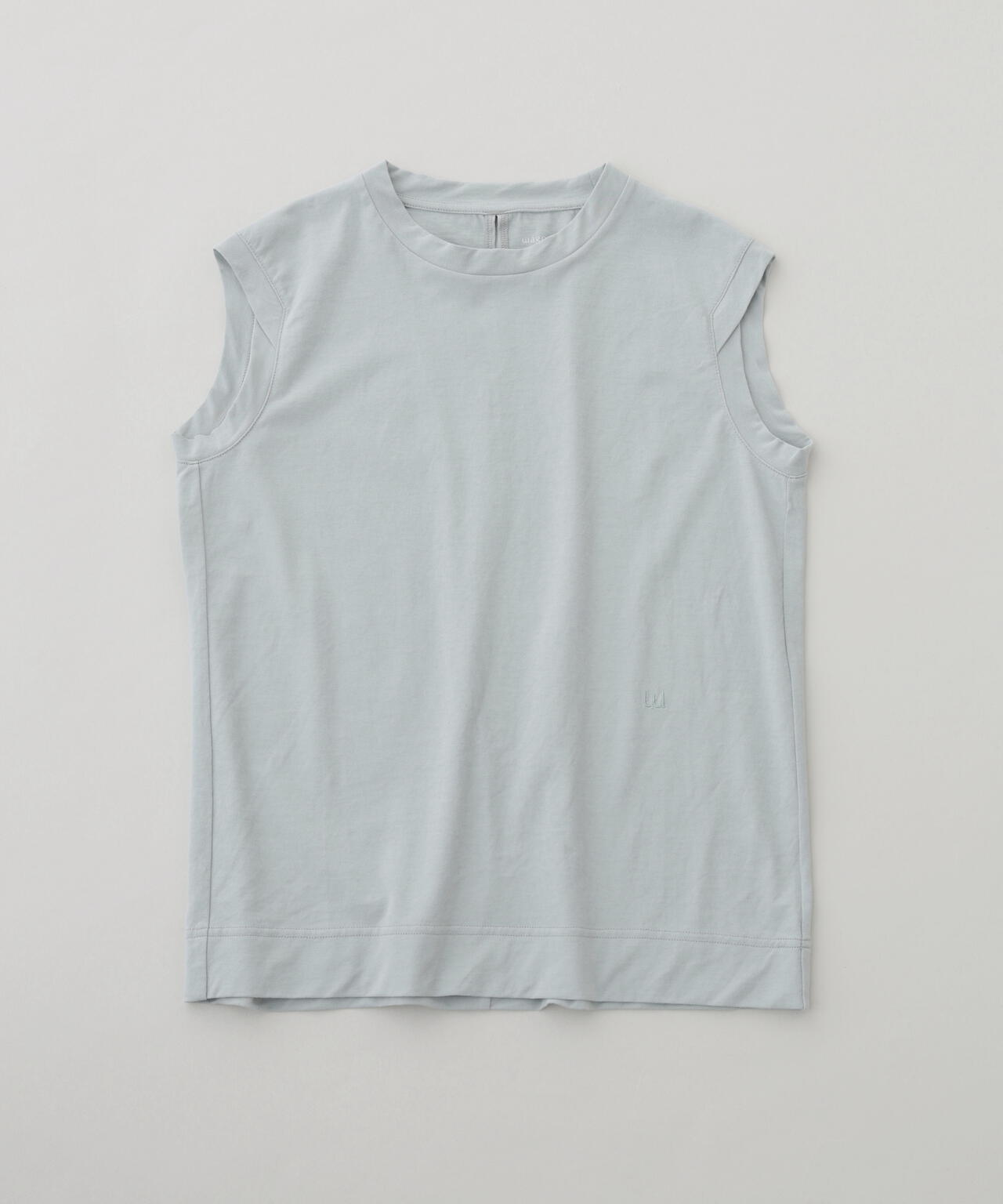 コットンボイルツイル天竺 ノースリーブTシャツ
