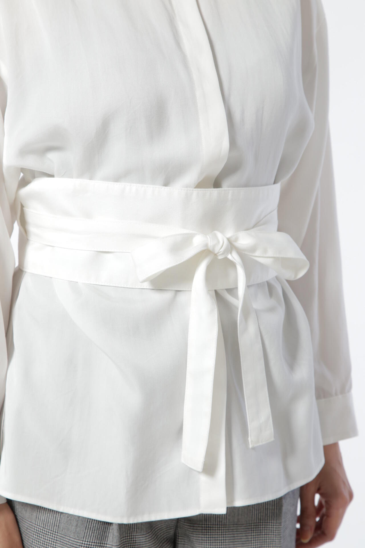 《arrive paris》サッシュベルト付ブラウス