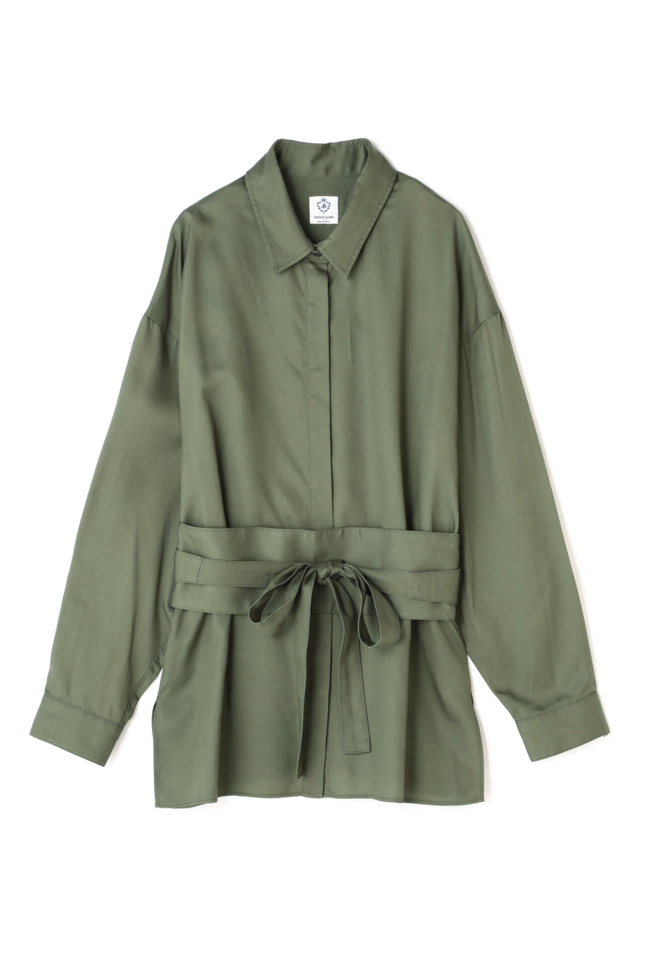 《arrive paris》サッシュベルト付ブラウス