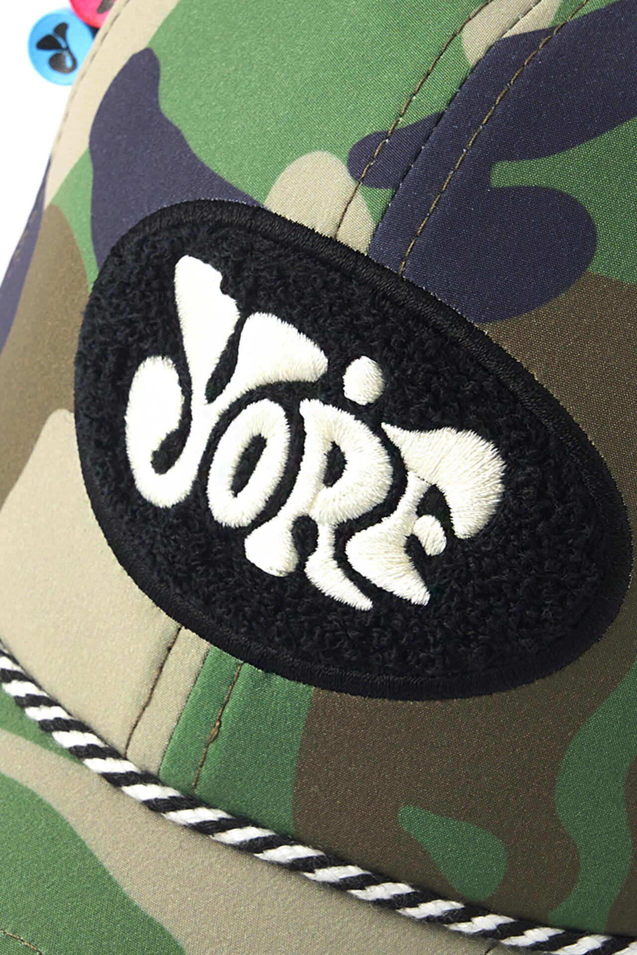 【YORF(ヨルフ)】ロゴカモキャップ