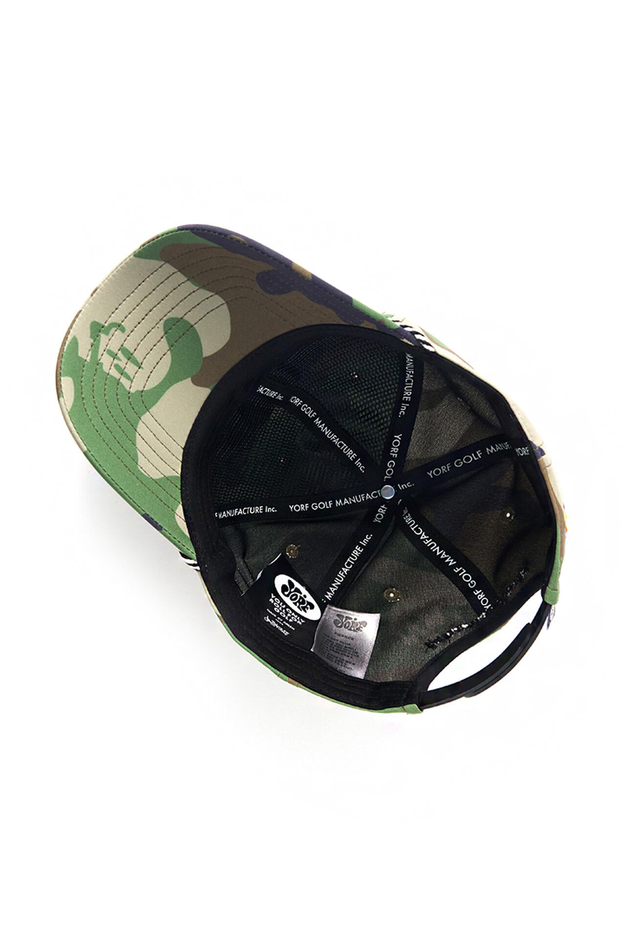 【YORF(ヨルフ)】ロゴカモキャップ