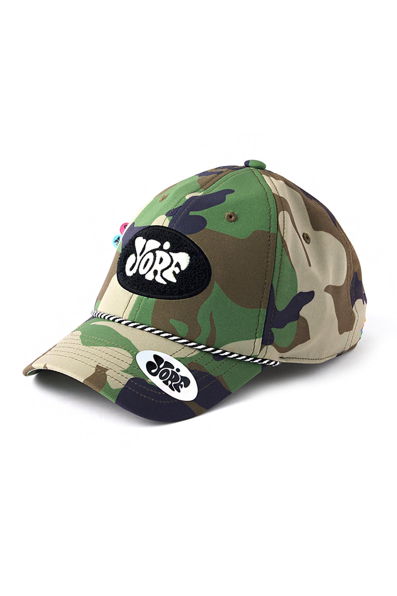 【YORF(ヨルフ)】ロゴカモキャップ