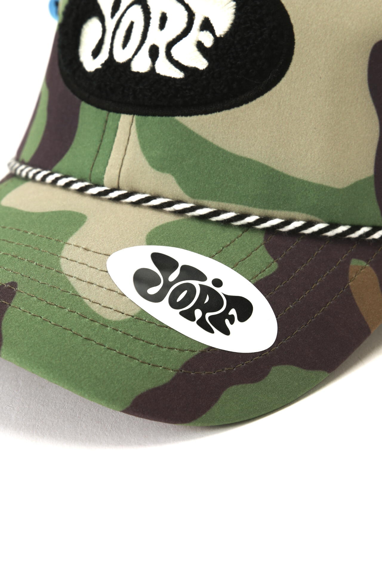 【YORF(ヨルフ)】ロゴカモキャップ