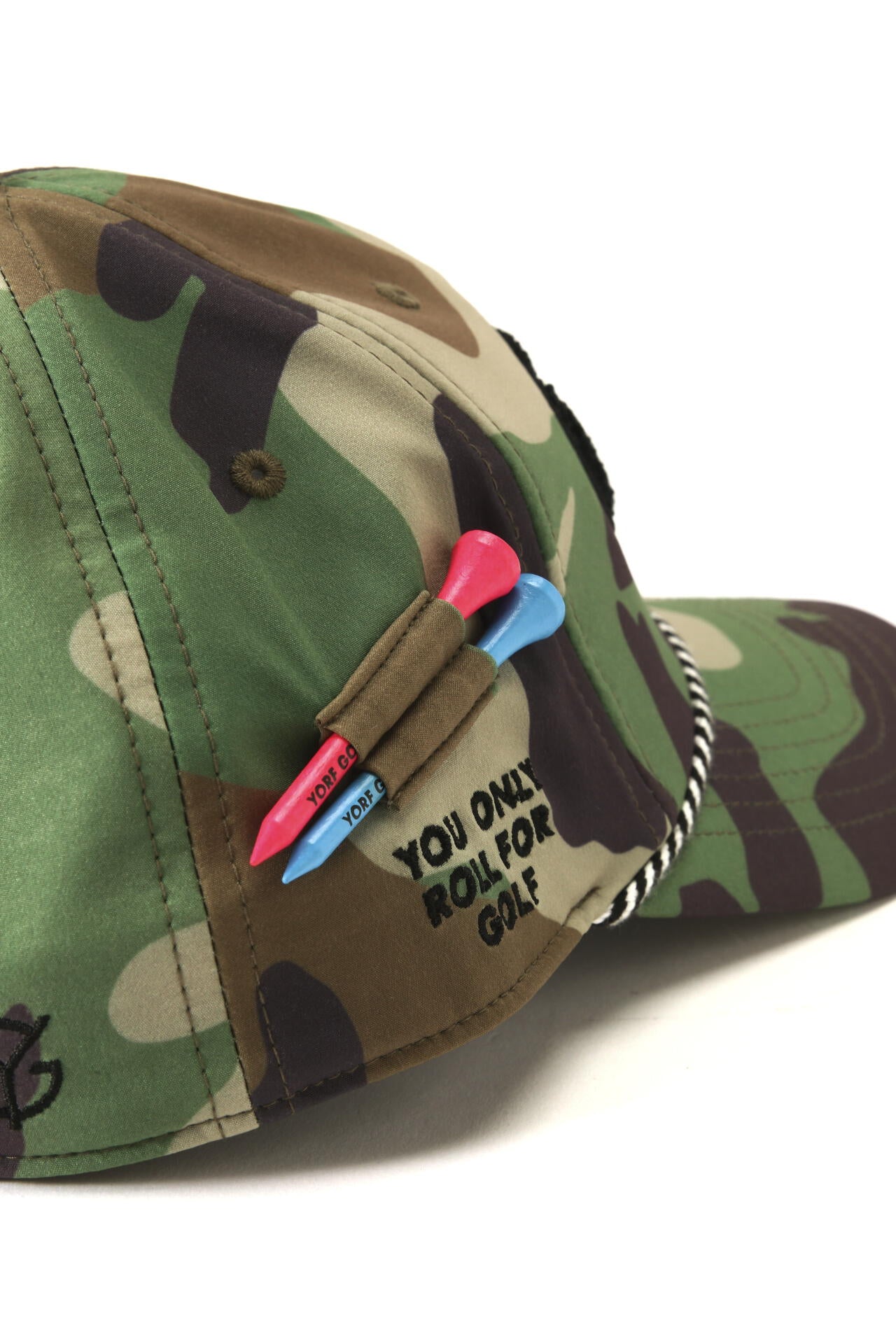 【YORF(ヨルフ)】ロゴカモキャップ