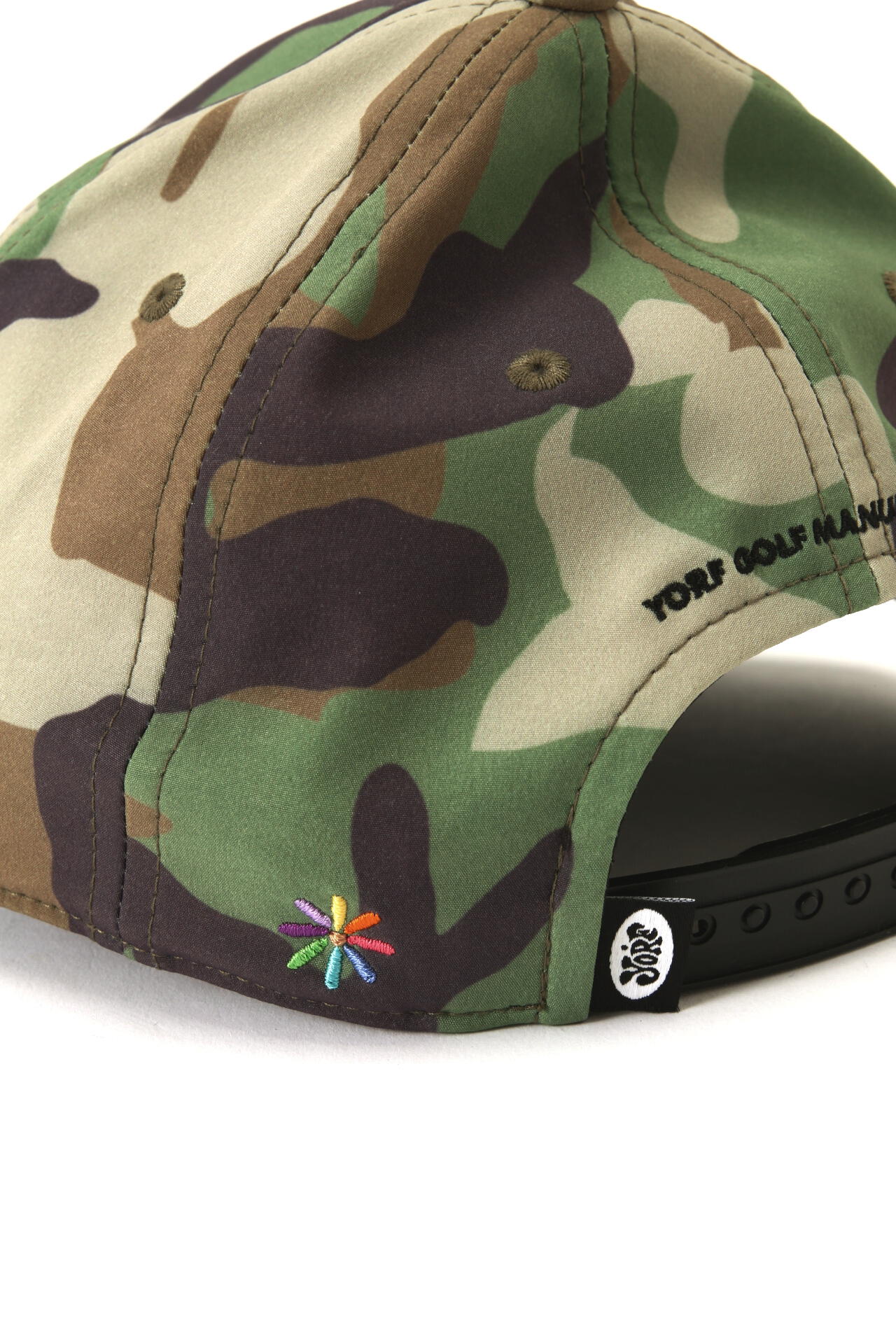 【YORF(ヨルフ)】ロゴカモキャップ