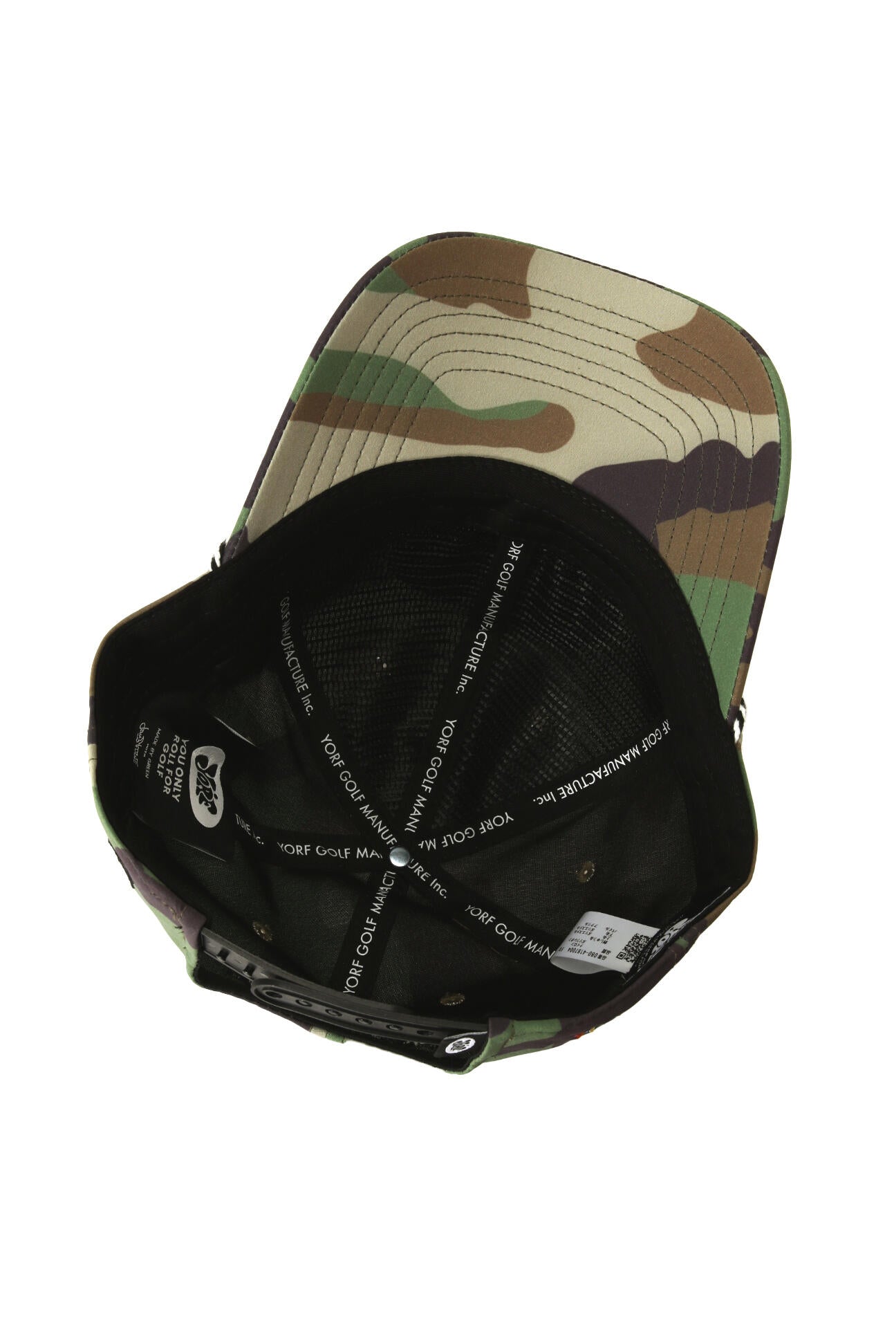 【YORF(ヨルフ)】ロゴカモキャップ