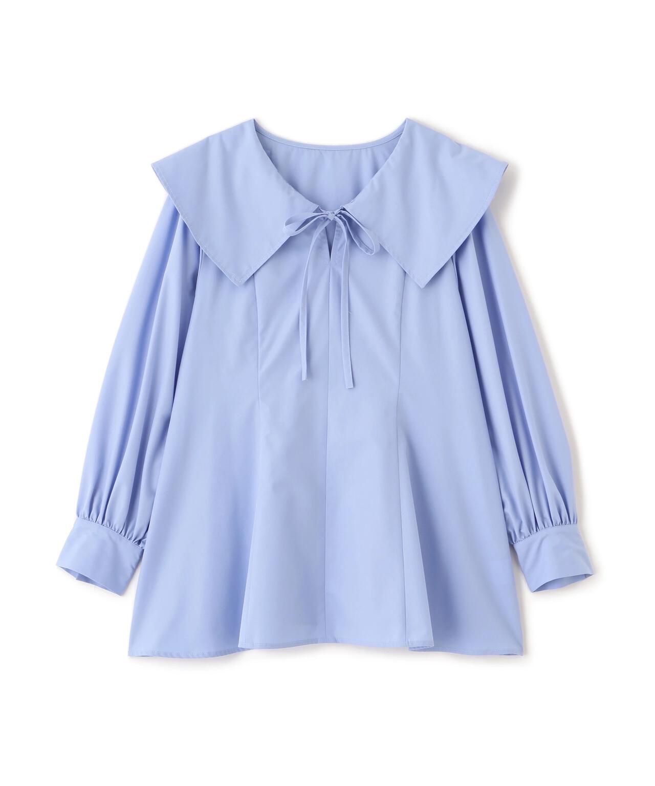 【青島心さん着用】ビッグカラーブラウス