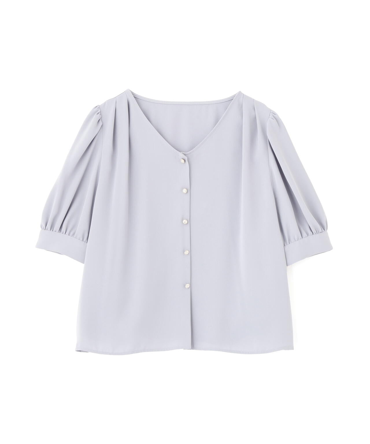 キラボタンブラウス