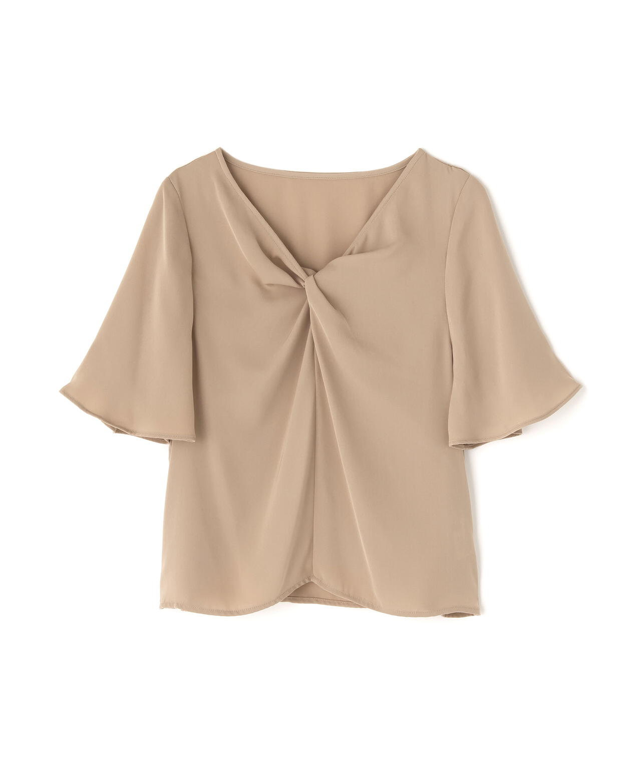 ツイスト半袖ブラウス